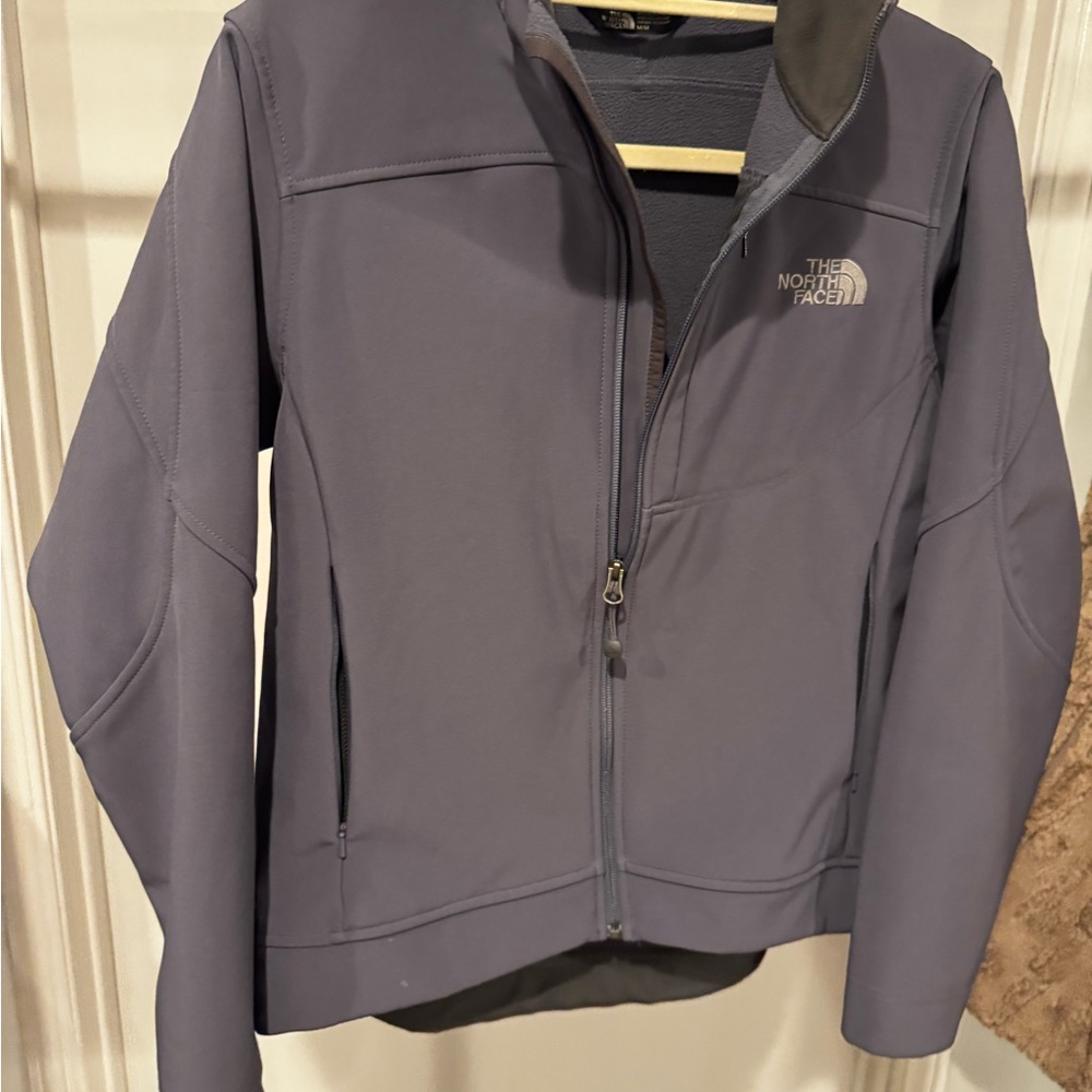 The North Face Women's Purple-Gray Soft Shell Jacket
